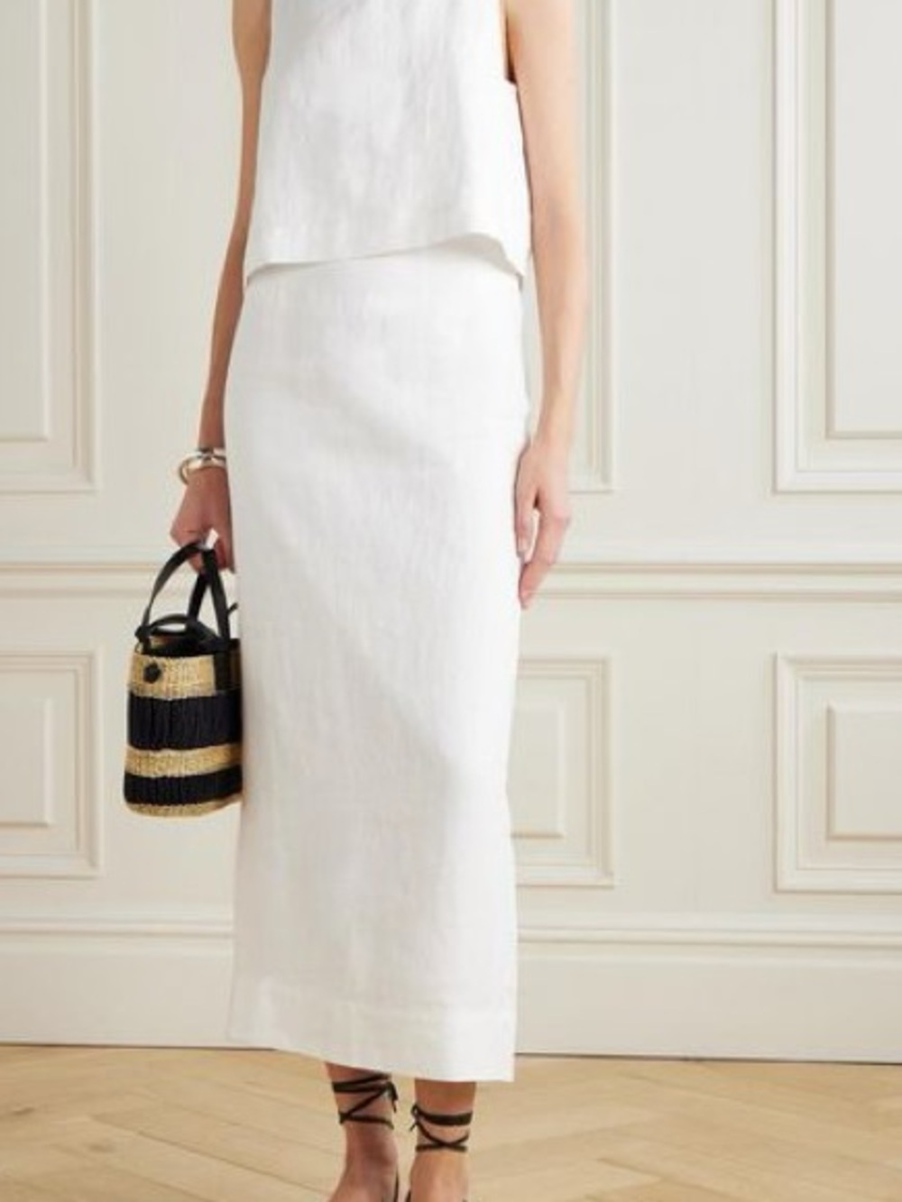$320 Posse Emma Pencil Skirt- L
